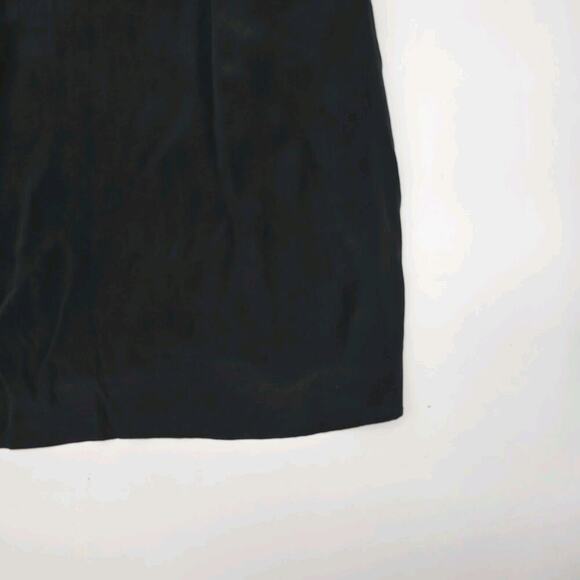 Anthropologie Top Womens Small Black Cami Tank Lace Adjustable Silk By Eloise - Picture 4 of 10